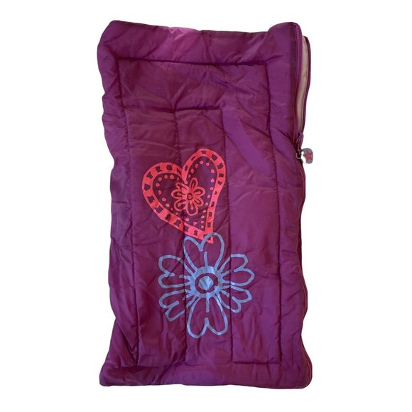 American Girl JLY 18” Doll Sleeping Bag Set w/ Original Box Folds Into A Tote - Picture 4 of 6